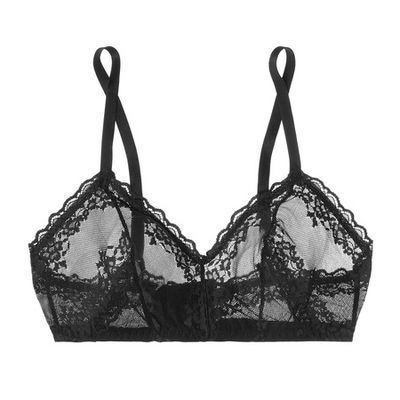 Brianna Stretch-Lace Soft-Cup Triangle Bra from Cosabella