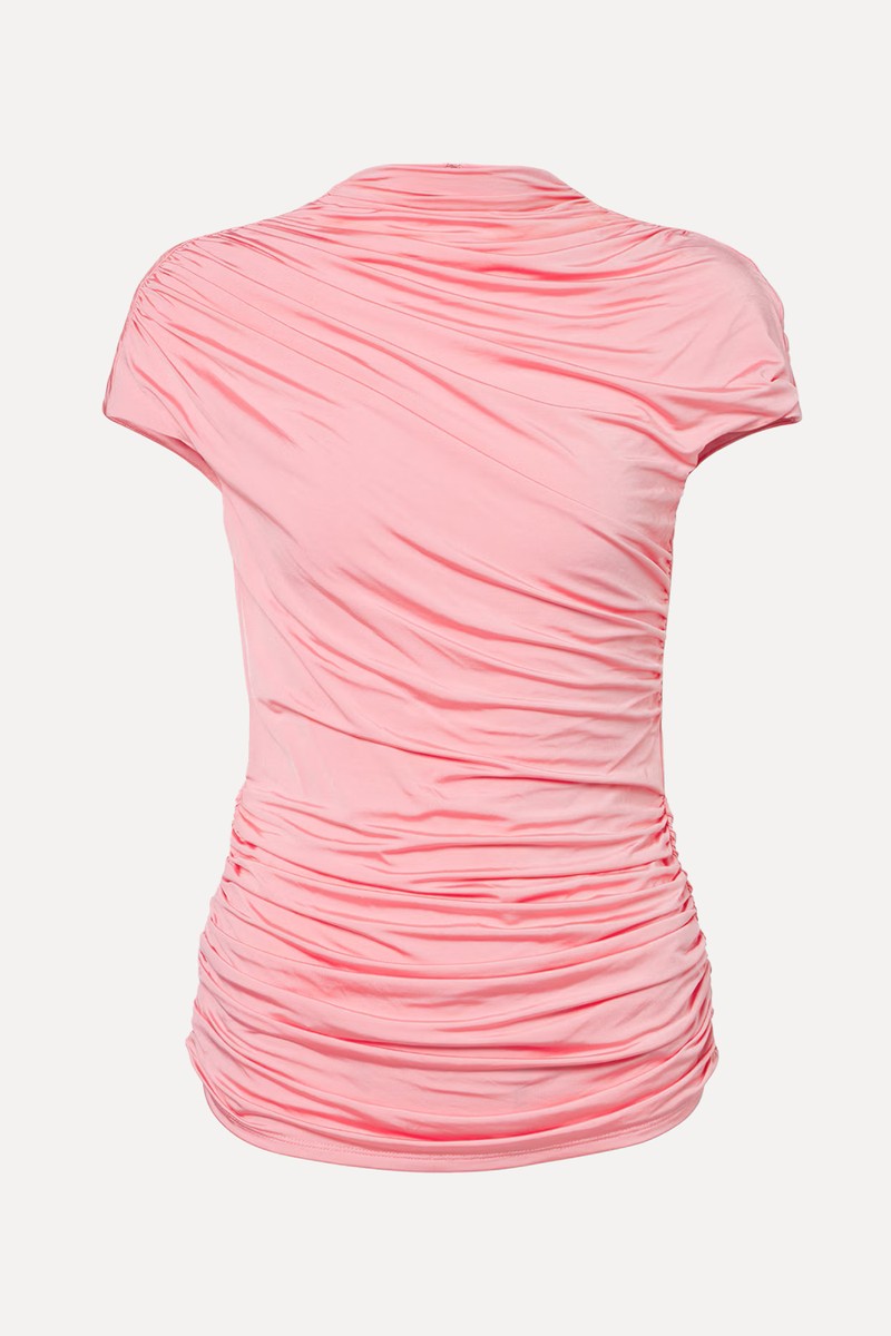 Ruched Jersey Top from Self-Portrait