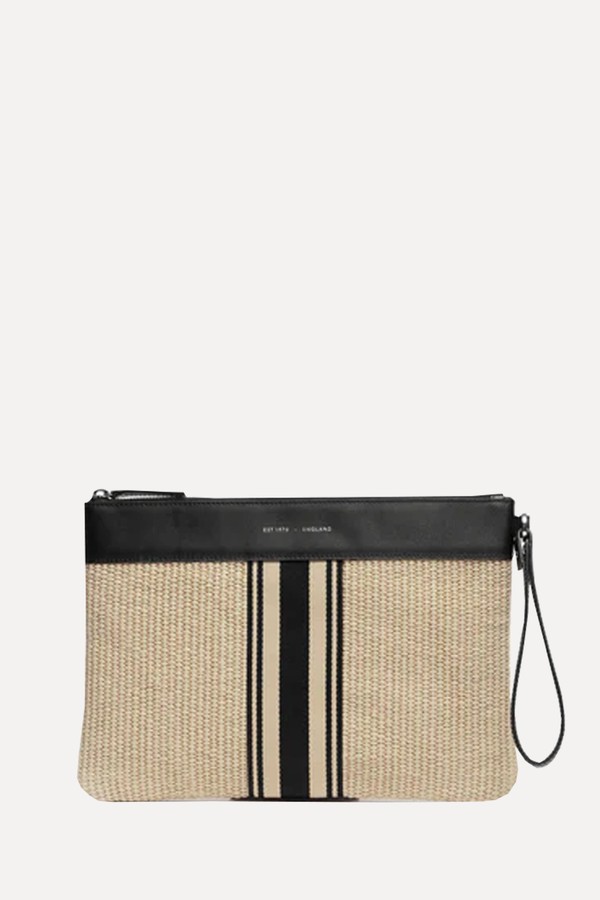 Athena Stripe Woven Pouch from Jigsaw