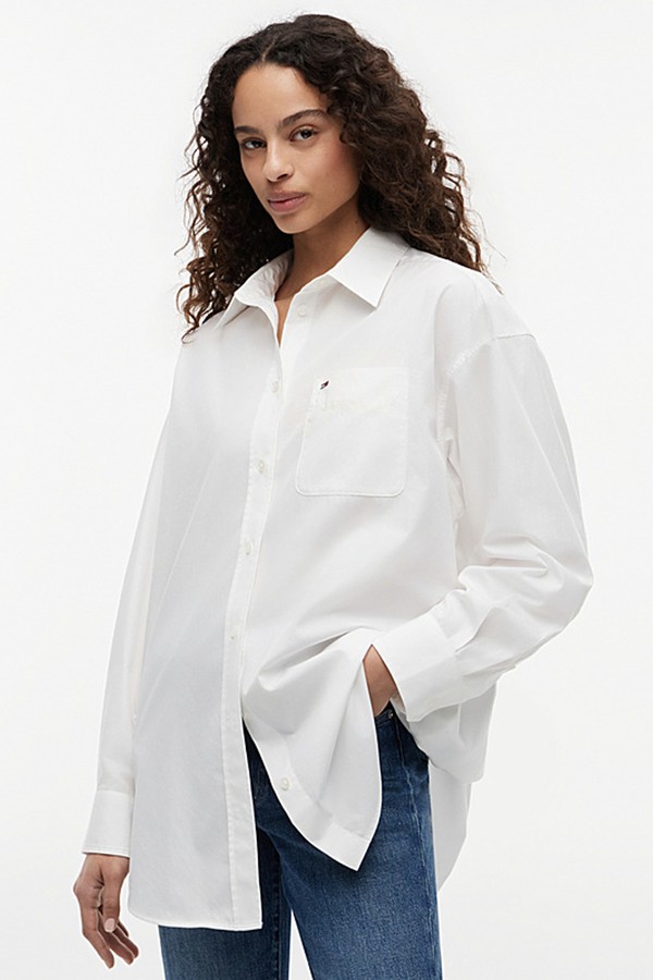 Oversized Fit Poplin Shirt