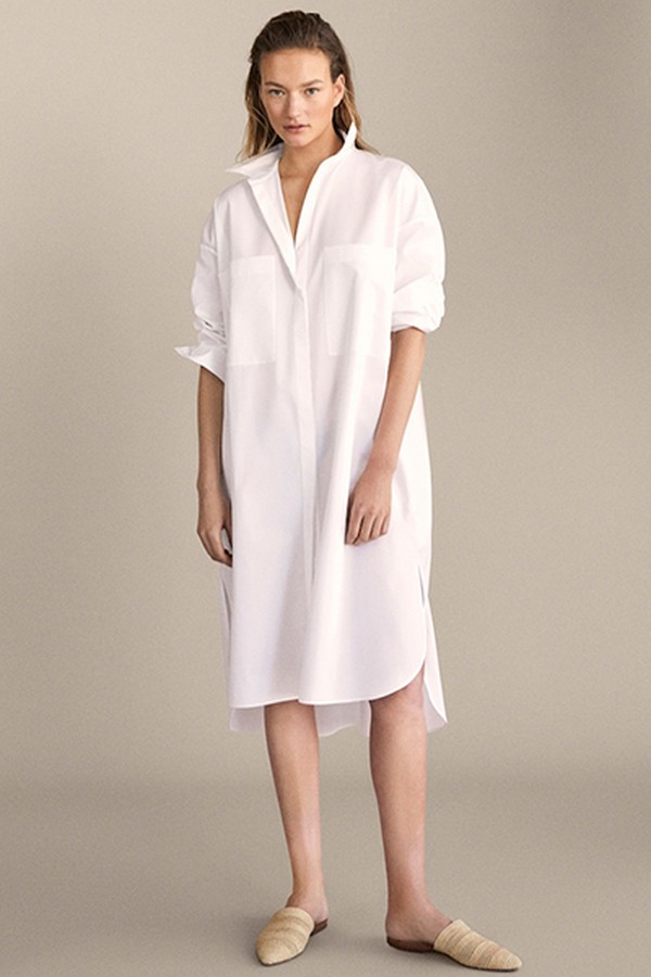 Poplin Dress from Massimo Dutti