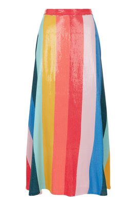 Rainbow Sequin Skirt from Olivia Rubin