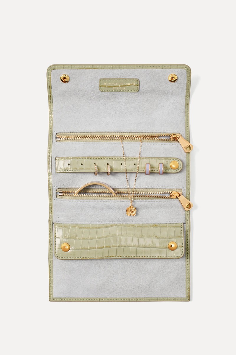 Travel Jewellery Roll from Aspinal Of London