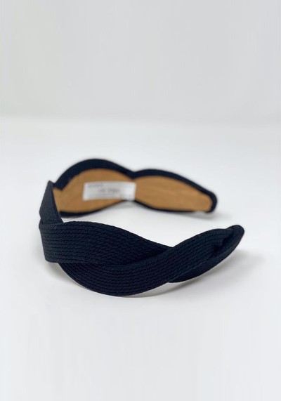 Black Scalloped Shape Headband from Born In The Sun