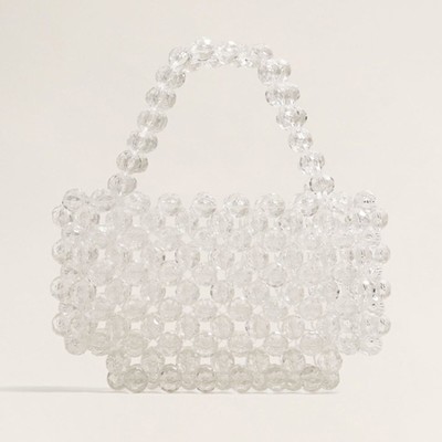 Beaded See Though Bag from Mango