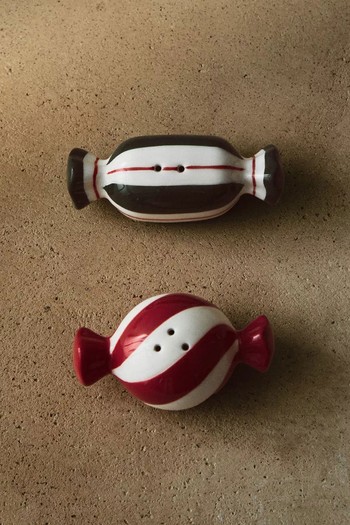 Christmas Sweets-Shaped Salt & Pepper Shaker Set from Zara