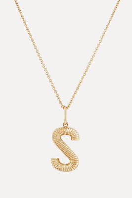 Bold Letter Pendant Necklace from Mejuri