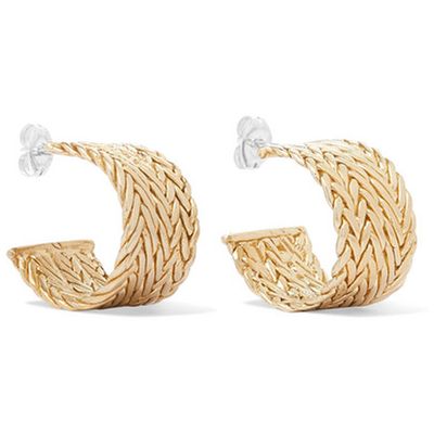 Gold-Tone Hoop Earrings from Stvdio