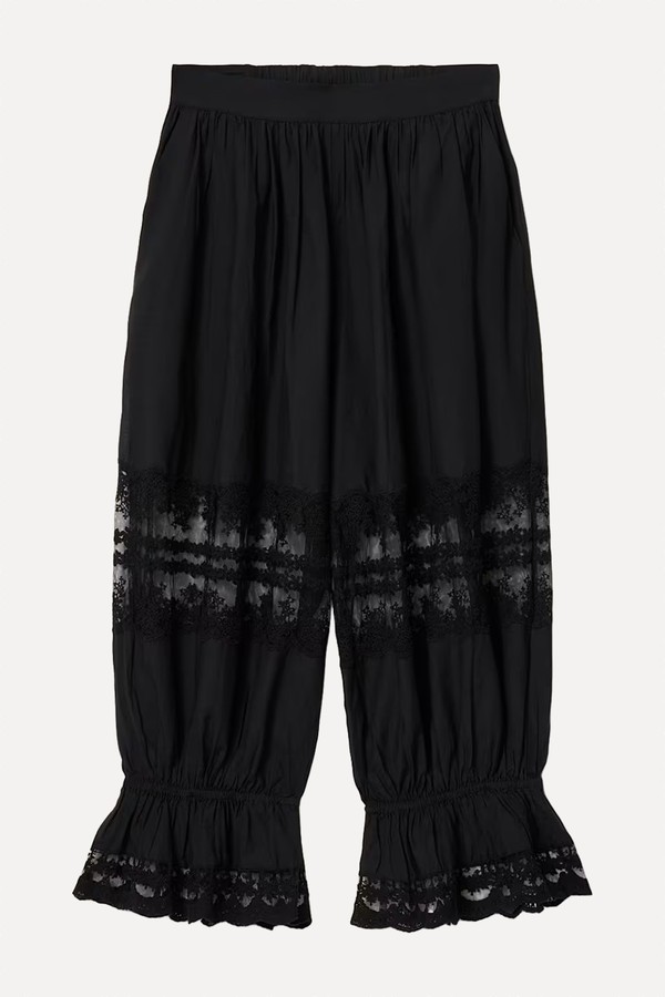 Solene Cropped Lace Trousers from AllSaints