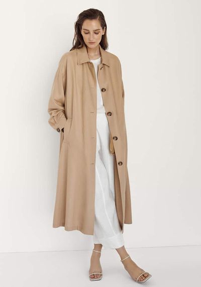 Flowing Linen Trench from Massimo Dutti