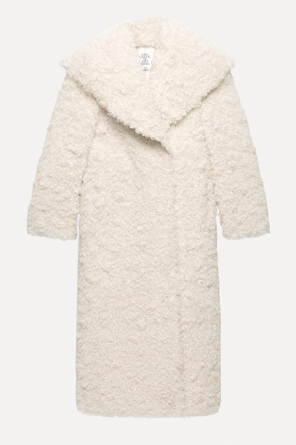 Faux Shearling Coat from LUDOVIC DE SAINT SERNIN x ZARA