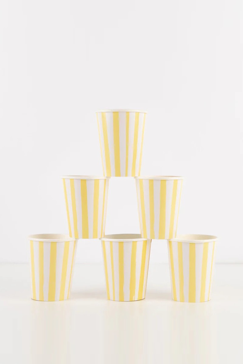 Stripe Cups from Meri Meri