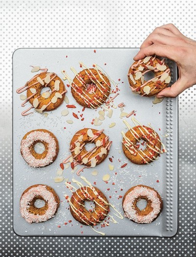 Sweet Potato & Pecan Doughnuts