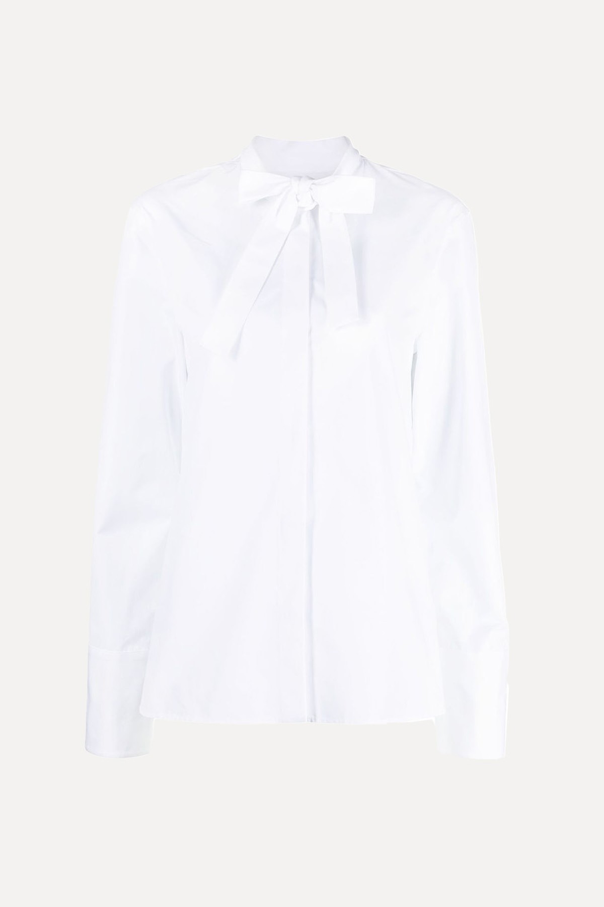 Bow-Detailing Cotton Shirt from Jil Sander