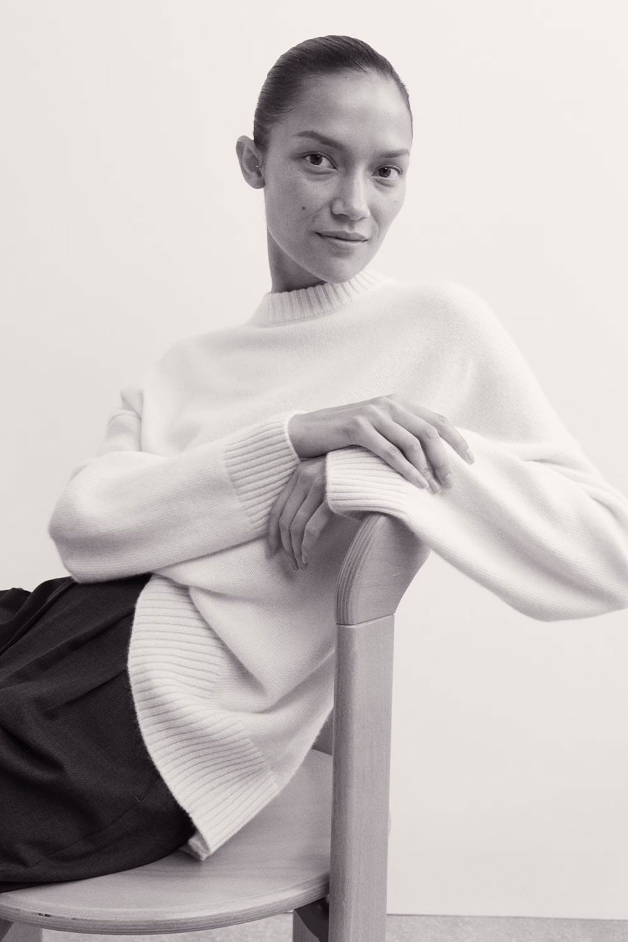 Pure Cashmere Crew Neck Jumper from JAEGER