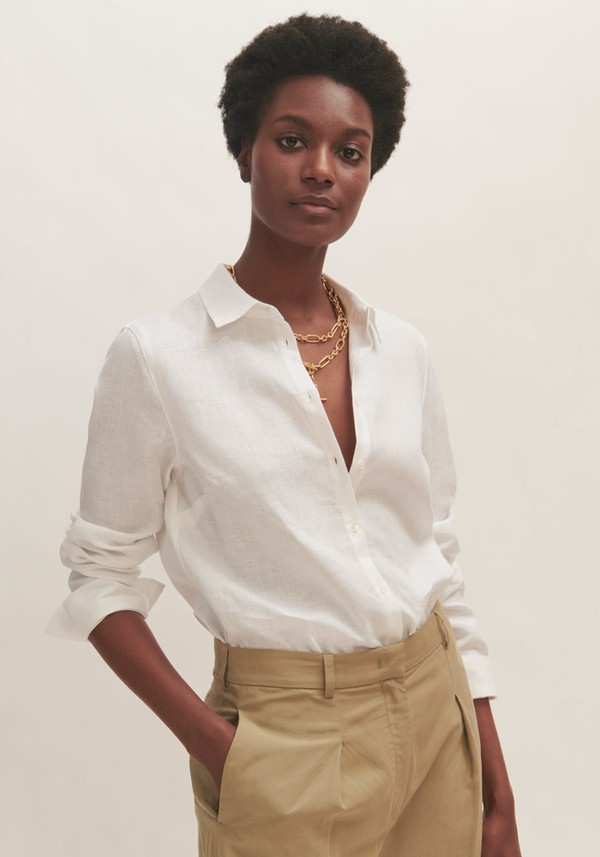 Cross Weave Linen Shirt from Jigsaw
