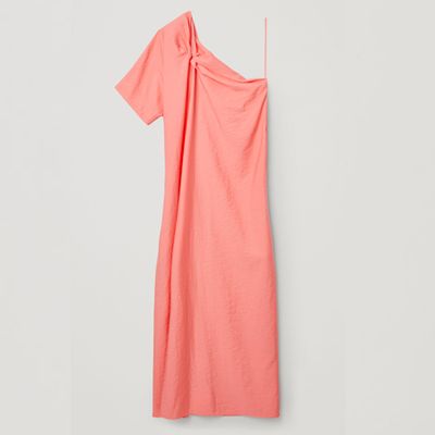 Asymmetric Shoulder Detail Dress, £79 | COS