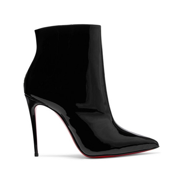Patent-Leather Ankle Boots from Christian Louboutin