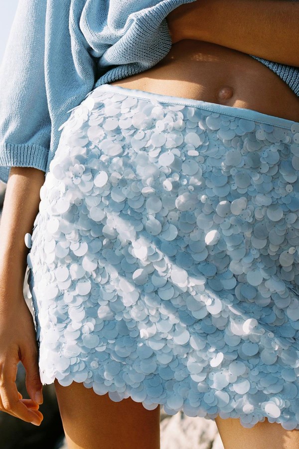 Sequinned Miniskirt
