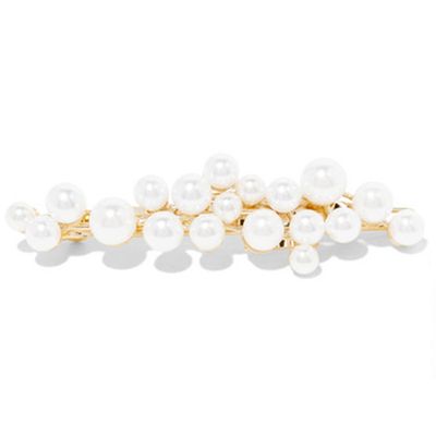 Gold-Plated Faux Pearl Hairclip from Lelet NY