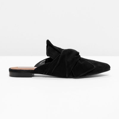 Tie Suede Slippers from & Other Stories