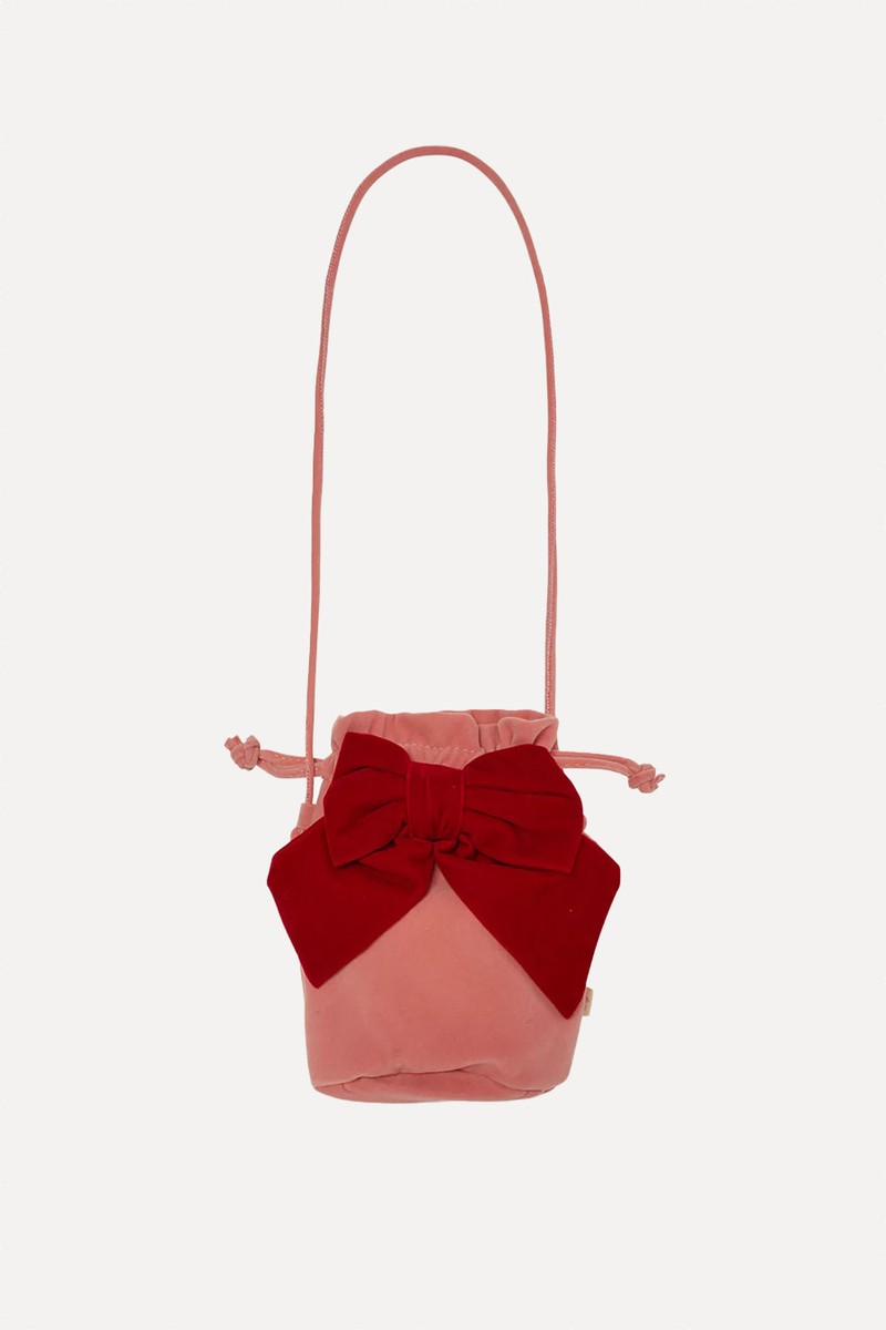 Bow Velvet Crossbody Bag from KONGES SLOJD