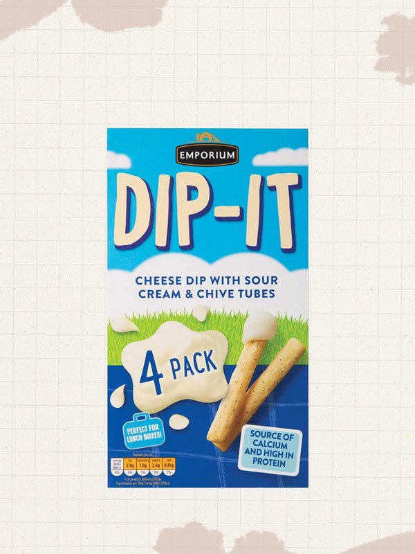 Pack Of 4 Dip-It Cheese Dip With Sour Cream & Chive Tubes from EMPORIUM
