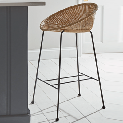 Wicker Cone Counter Stool from Cox & Cox