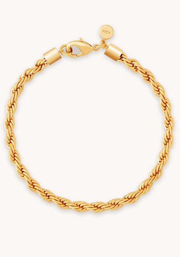 Rope Bold Chain Bracelet in Gold