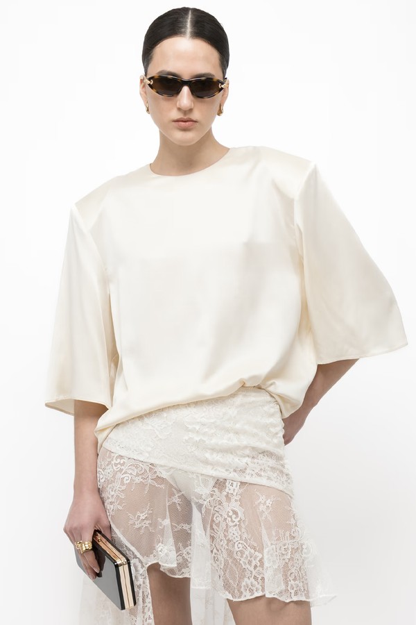 Boxy Silk Top from Arakii