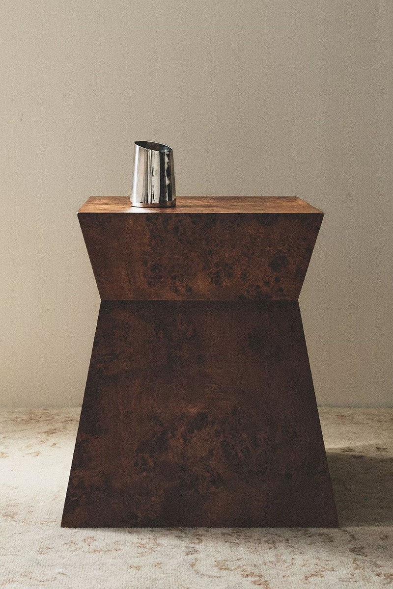 Geometric Root Wood Table from Zara Home