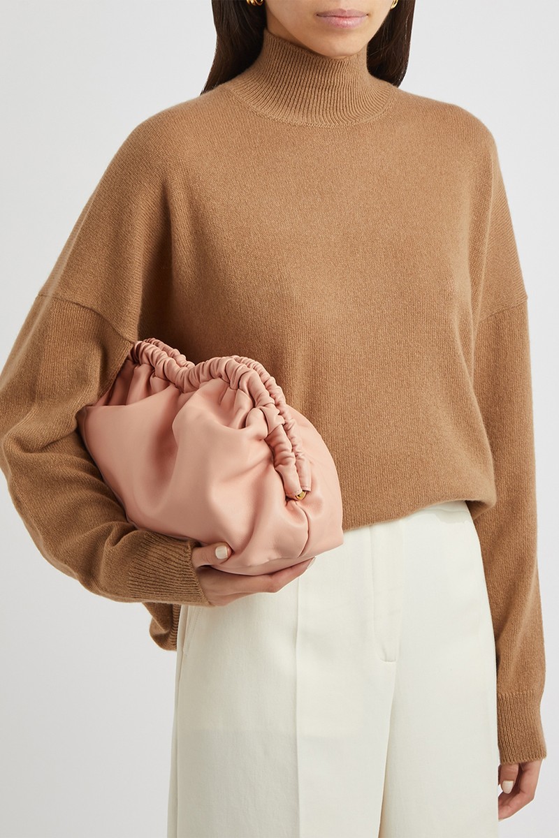 Cloud Leather Clutch from Mansur Gavriel