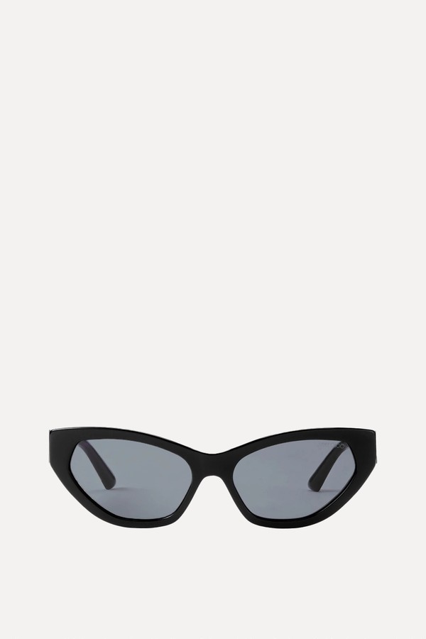 Leyla Black Cat Eye Sunglasses from Jimmy Choo