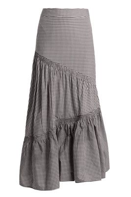 Gingham Cotton Skirt from Teija