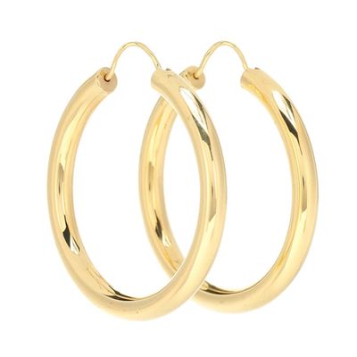 Gypsy 18k Gold Plated Hoop Earrings from Theodora Ware