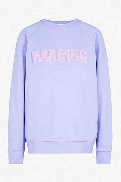 Dancing Cotton-Blend Sweatshirt from Sandro