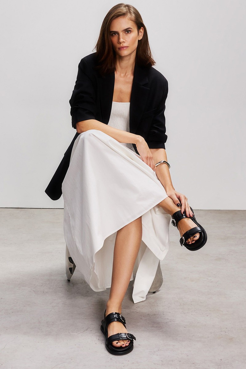 Ardeena Leather Chunky Sandals