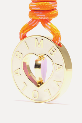 Ivory Heart Circular Key Ring from Bimba Y Lola