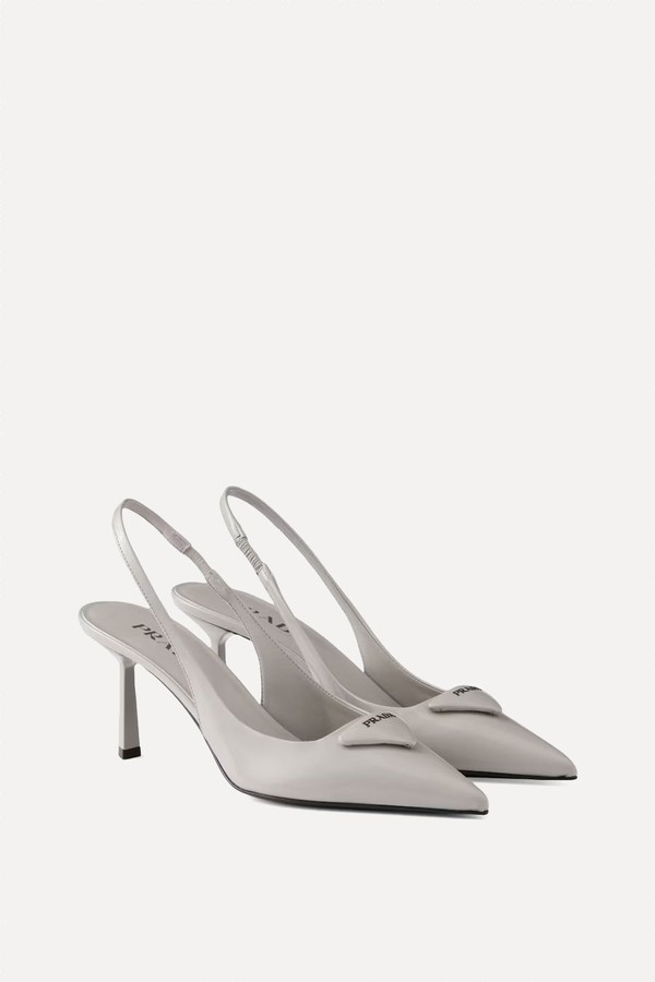 75mm Triangle-Logo Pumps from Prada
