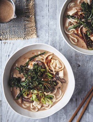 Walnut Miso Noodles