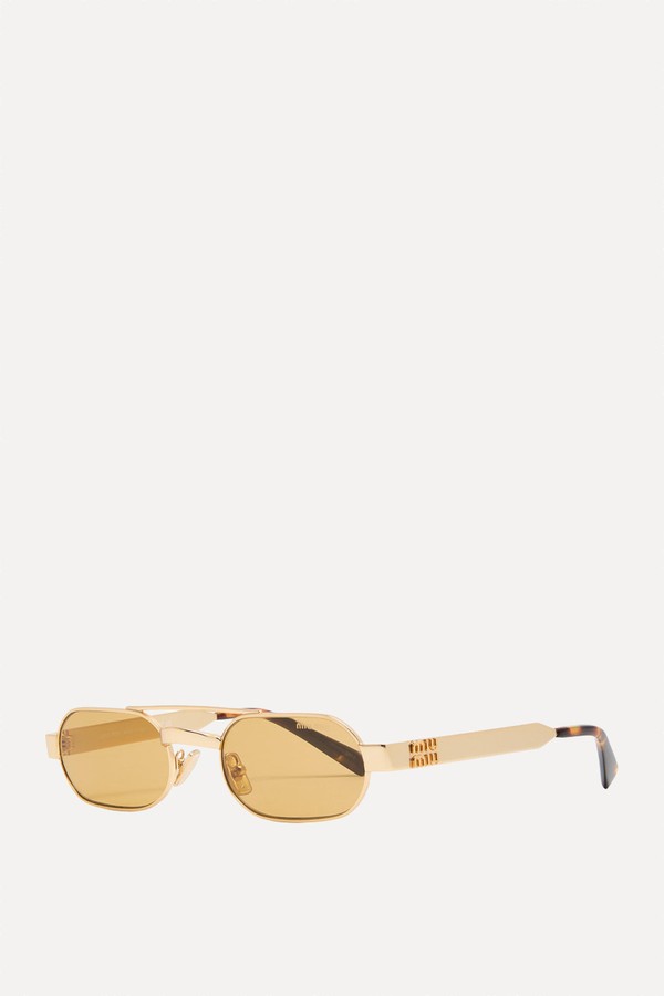 Rectangle-Frame Sunglasses from miumiu