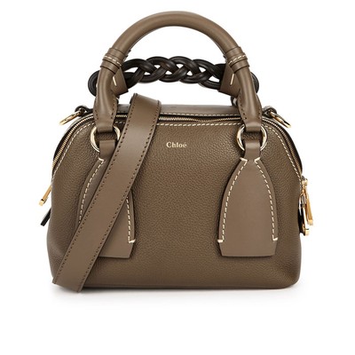 Daria Small Leather Top-Handle Bag from Chloé