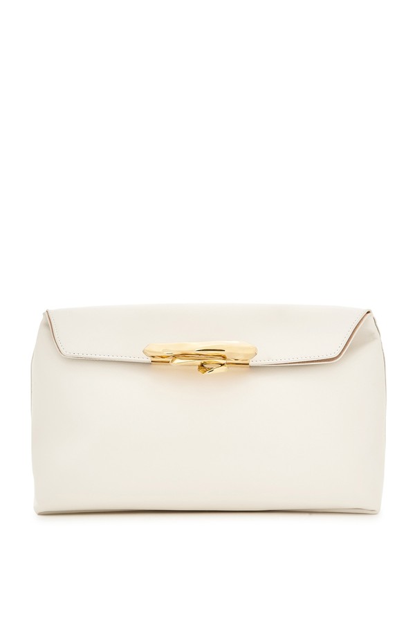 Sculptural Leather Clutch Bag from Alexander McQueen