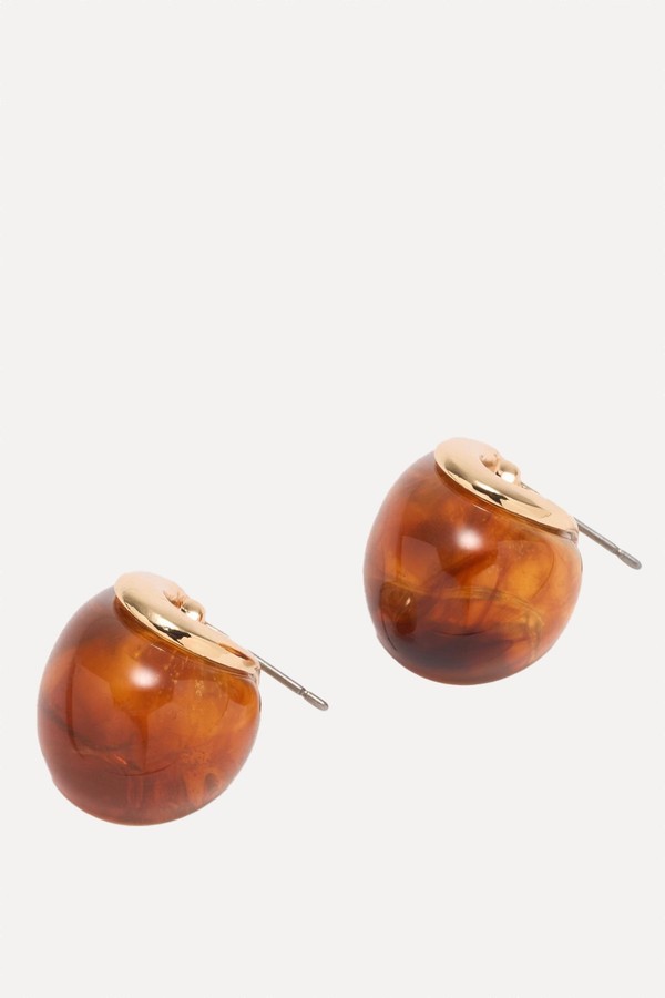 Amber Effect Stud Earrings from John Lewis