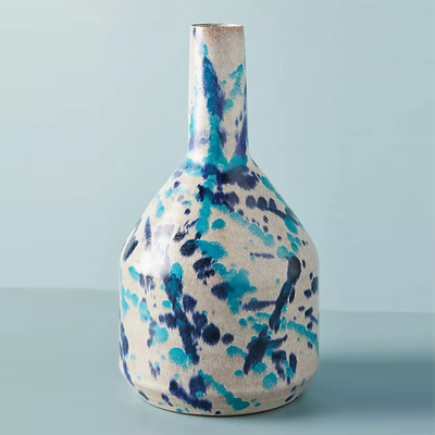 Paint Splattered Medium Vase from Anthropologie