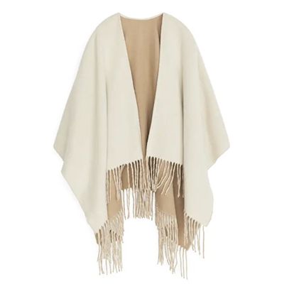 Woven Wool Poncho from Arket