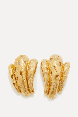 Lira Gold-Plated Earrings  from Paola Sighinolfi