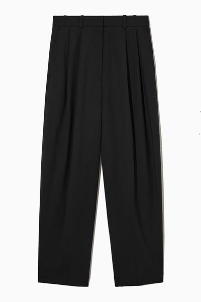 Wide-Leg Tailored Wool Trousers from COS