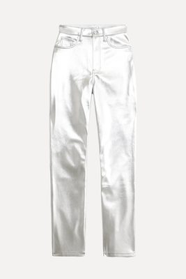 Curve Love Vegan Leather 90s Straight Pants from Abercrombie & Fitch 