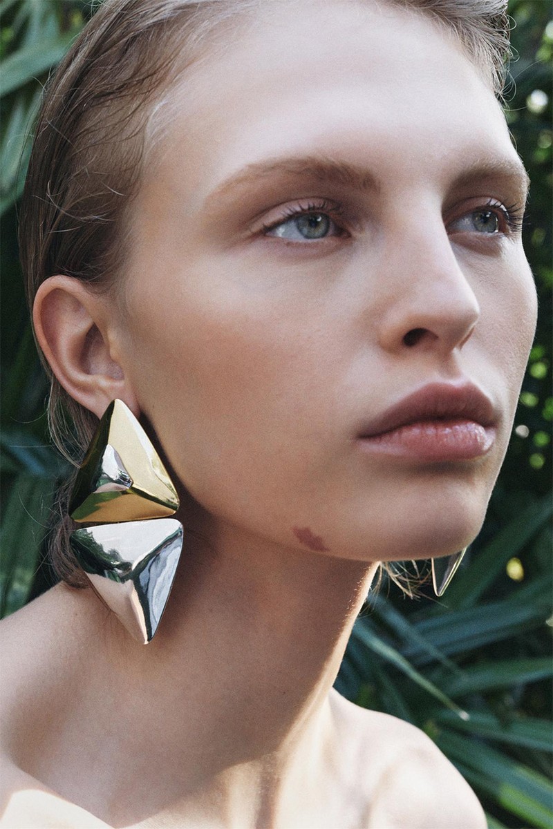 Mismatched Geometric Earrings